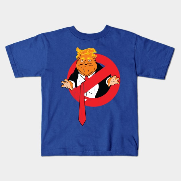 Trumpbuster (distressed version) Kids T-Shirt by toadyco